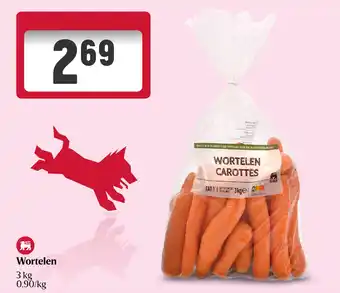 Delhaize Wortelen aanbieding