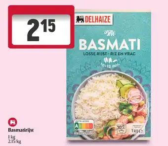 Delhaize Basmatirijst aanbieding