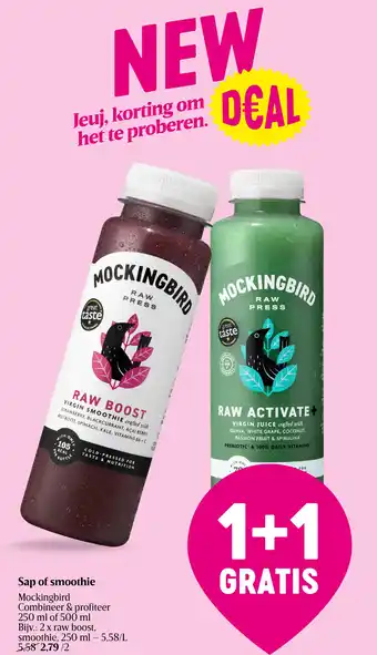 Delhaize Sap of smoothie aanbieding