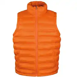 Decathlon Heren Ice Bird Gewatteerde Bodywarmer / Gilet Jacket (Oranje) aanbieding