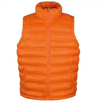 Decathlon Heren Ice Bird Gewatteerde Bodywarmer / Gilet Jacket (Oranje) aanbieding