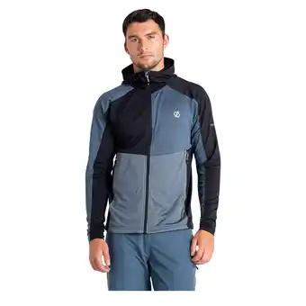 Decathlon Heren Assimilate Core Stretch Hooded Midlayer (Orion Grijs/Zwart) aanbieding