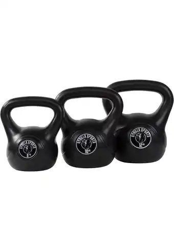 Decathlon Kettlebells - Kunststof - 8 kg, 10 kg & 12 kg - Set van 3 aanbieding