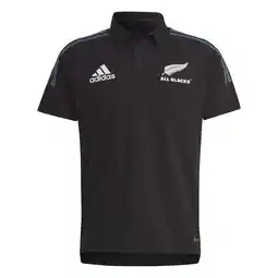 Decathlon All Blacks Adidas Rugby Polo Korte Mouwen Zwart aanbieding