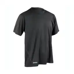 Decathlon Heren Tshirt met snelle mouwen (Zwart) aanbieding