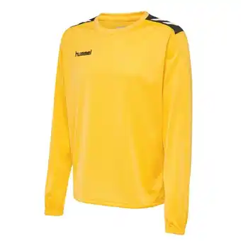 Decathlon Geel hummel sweatshirt 100% polyester aanbieding