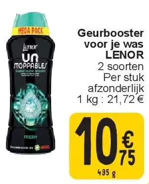 Cora Geurbooster voor je was LENOR aanbieding