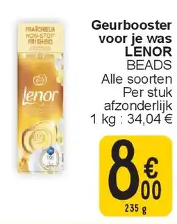 Cora Geurbooster voor je was LENOR aanbieding