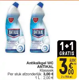 Cora Antikalkgel WC ANTIKAL aanbieding