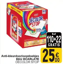 Cora Anti-kleurdoorloopdoekjes EAU ECARLATE aanbieding