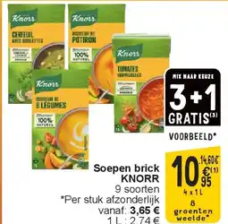 Cora Soepen brick KNORR aanbieding