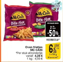 Cora Oven frietjes MC CAIN aanbieding