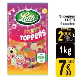 Cora Snoepjes LUTTI aanbieding