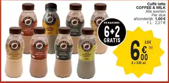 Cora Caffè latte COFFEE & MILK aanbieding