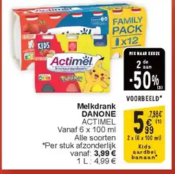 Cora Melkdrank DANONE aanbieding