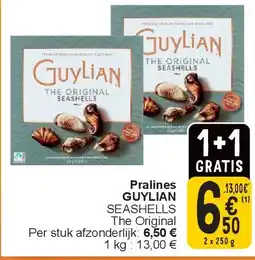 Cora Pralines GUYLIAN aanbieding