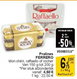 Cora Pralines FERRERO aanbieding