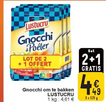 Cora Gnocchi om te bakken LUSTUCRU aanbieding