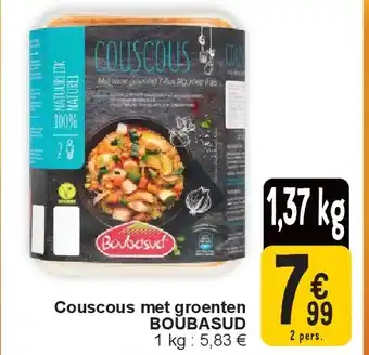 Cora Couscous met groenten BOUBASUD aanbieding