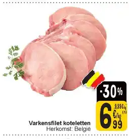 Cora Varkensfilet koteletten aanbieding