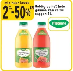 Cora Geldig op het hele gamma van verse sappen 1 L aanbieding