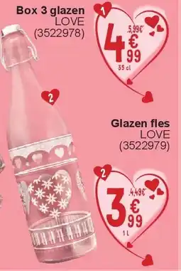 Cora Glazen fles aanbieding