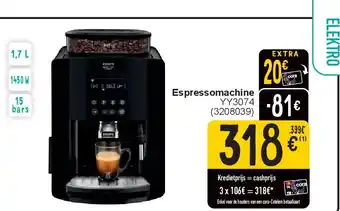 Cora Espressomachine aanbieding