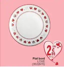 Cora Plat bord aanbieding