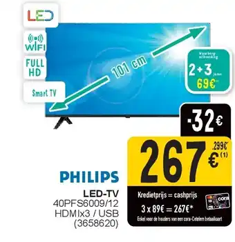 Cora PHILIPS LED-TV aanbieding