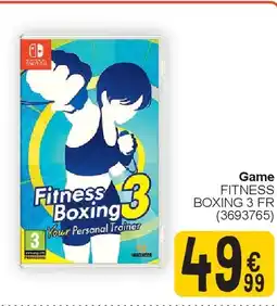 Cora Game FITNESS BOXING 3 FR aanbieding