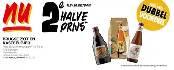 Jumbo BRUGSE ZOT EN KASTEELBIER aanbieding