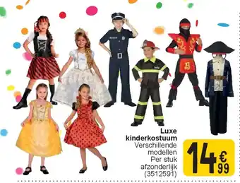 Cora Luxe kinderkostuum aanbieding