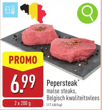 ALDI Pepersteak aanbieding