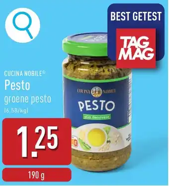 ALDI Pesto groene pesto aanbieding