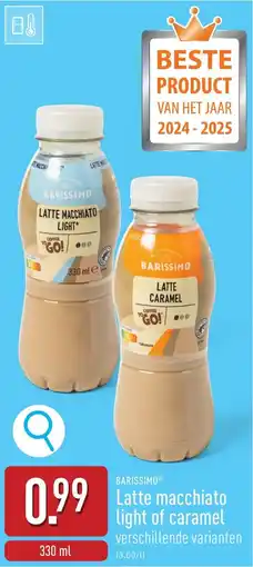 ALDI Latte macchiato light of caramel aanbieding