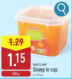 ALDI Snoep in cup aanbieding