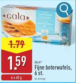 ALDI Fijne boterwafels aanbieding