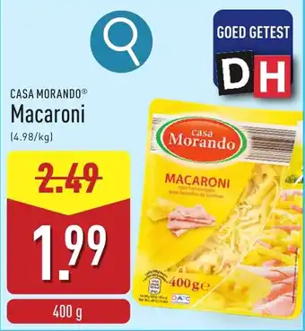 ALDI Macaroni aanbieding