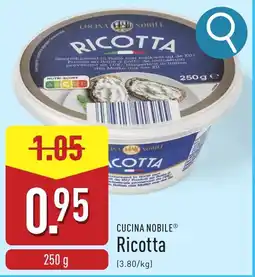 ALDI Ricotta aanbieding