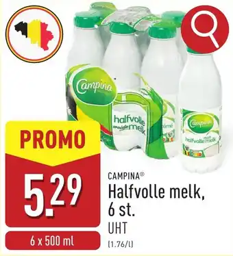 ALDI Halfvolle melk aanbieding