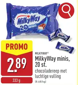 ALDI MilkyWay minis aanbieding