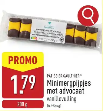 ALDI Minimergpijpjes met advocaat aanbieding