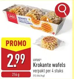 ALDI Krokante wafels aanbieding