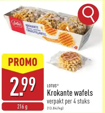 ALDI Krokante wafels aanbieding