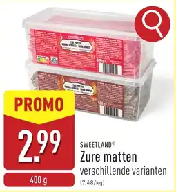 ALDI Zure matten aanbieding