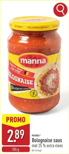 ALDI Bolognaise saus aanbieding