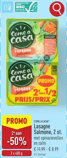 ALDI Lasagne Salmone aanbieding