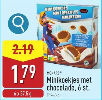 ALDI Minikoekjes met chocolade aanbieding