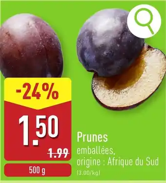 ALDI Prunes aanbieding