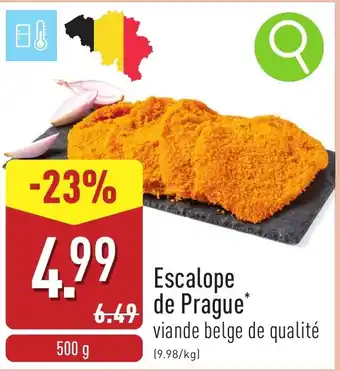 ALDI Escalope de Prague aanbieding